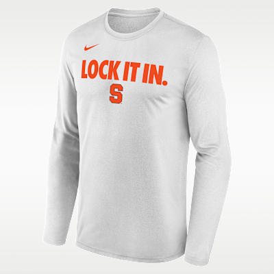 Syracuse 2026 On-Court Bench Men's Nike Dri-FIT College Long